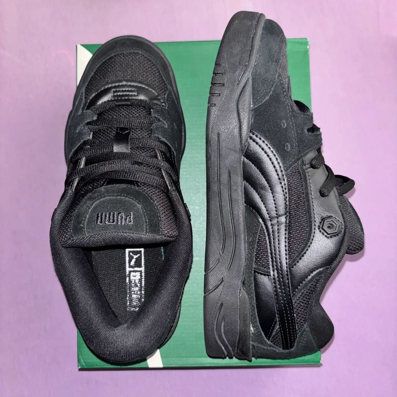 puma 180 preto original nº 39  usado 2x com caixa - Foto 3