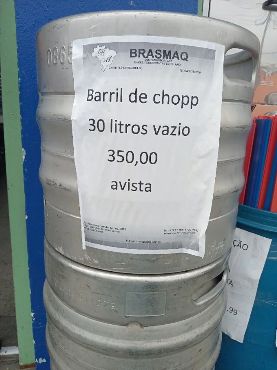Barril de Chopp 30 litros ( Vazilhame)