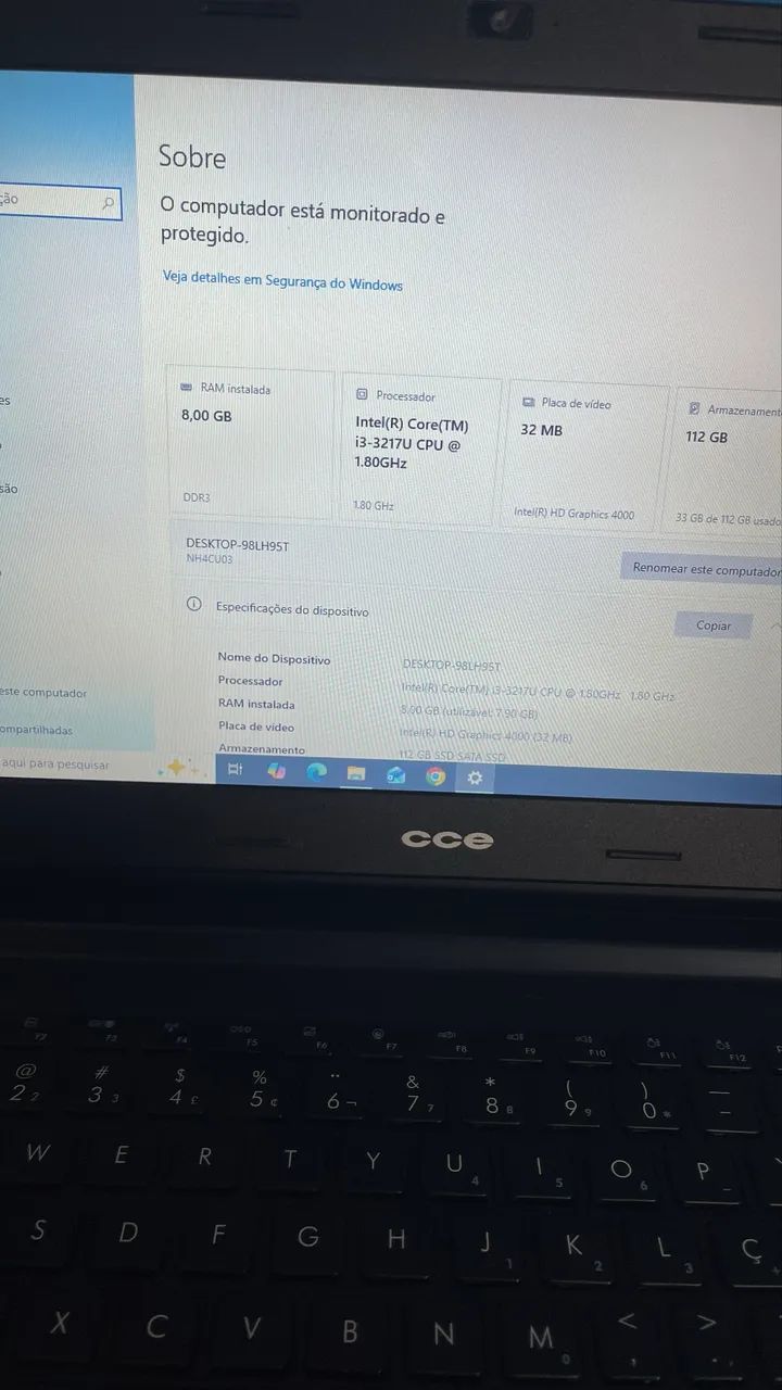 Notebook i3 funcionando  - Foto 3