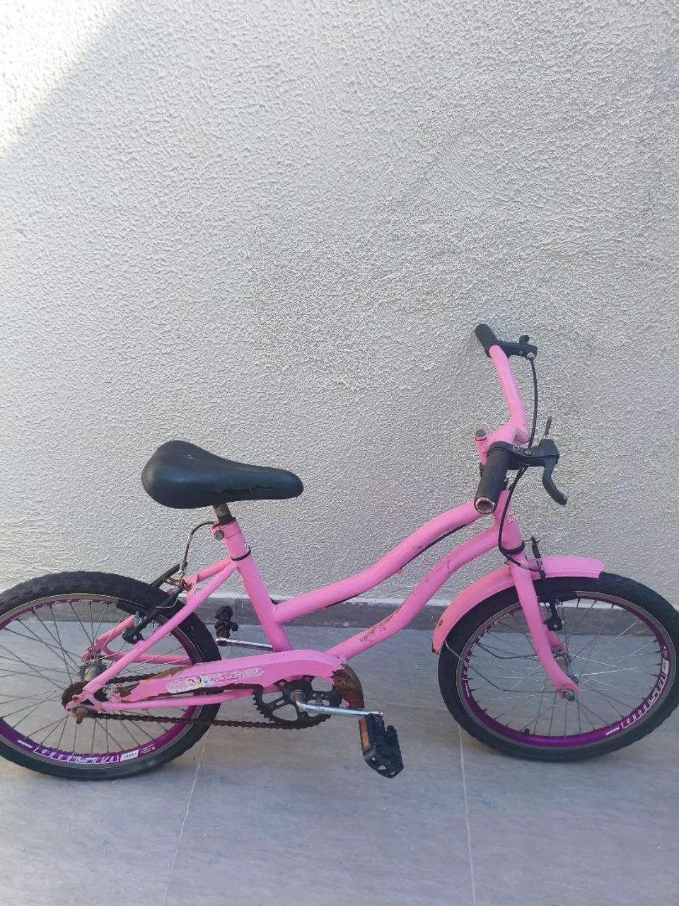 Bicicleta infantil rosa 