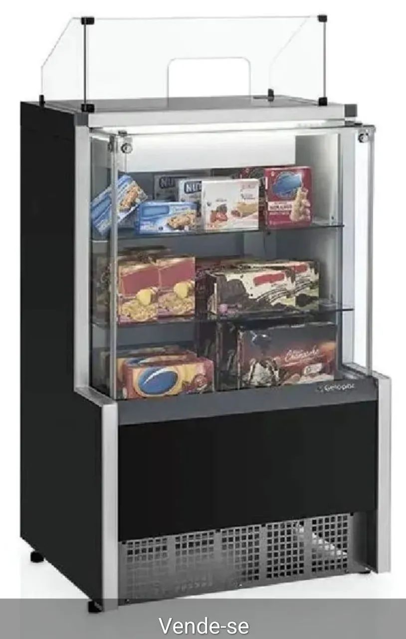 Vitrine padaria caixa 