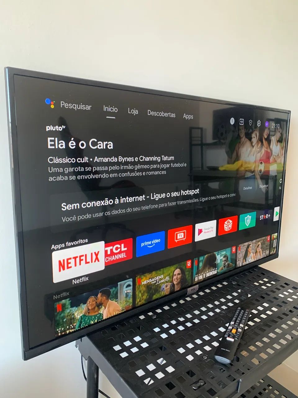 Cinema em casa | TV 43 Polegadas Gigante | Smart Tv TCL | Televisão Seminova
