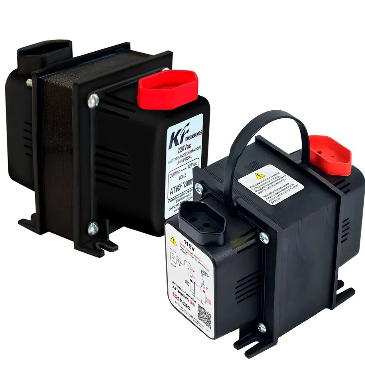 Transformador de energia 220v 2000va 110v conversor tensao 2