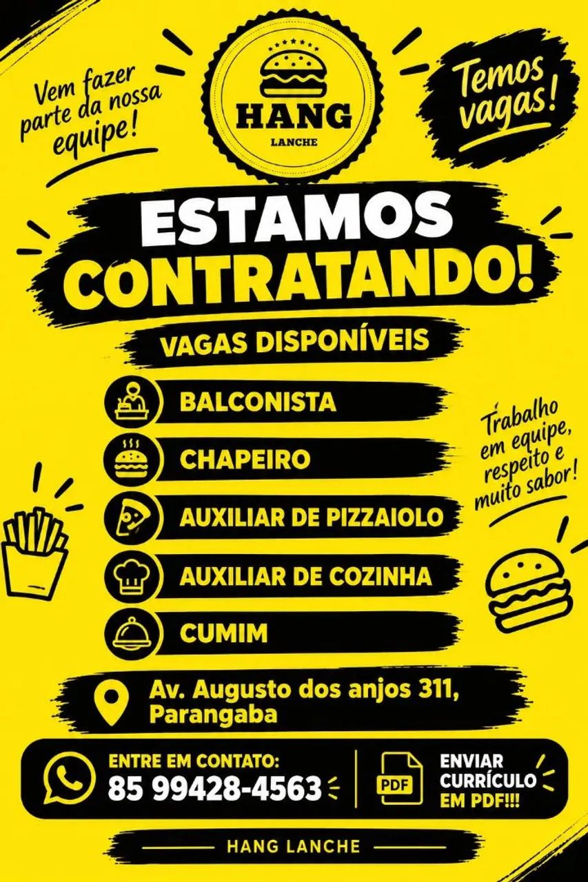 Vagas de emprego 