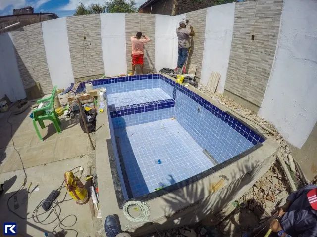 CONSTRUÇÃO DE PISCINAS EM ALVENARIA | RV CONSTRUTORA - Foto 2