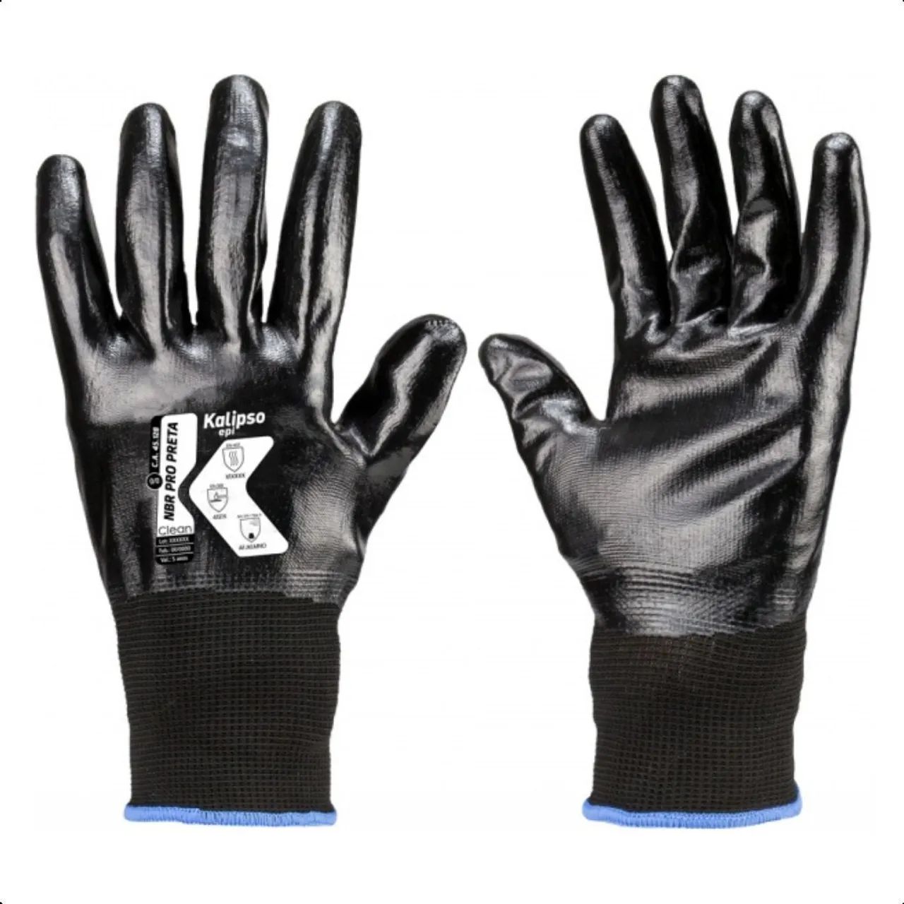 ? LUVA NBR PRO PRETA KALIPSO - CA 50278 - Foto 4