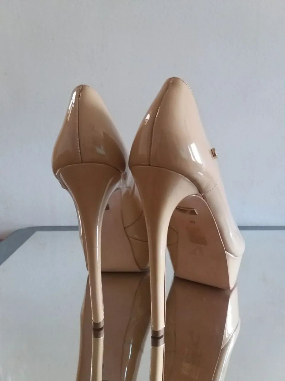 PEEP TOE JORGE BISCHOFF. NUDE VERNIZ 39 - Foto 3