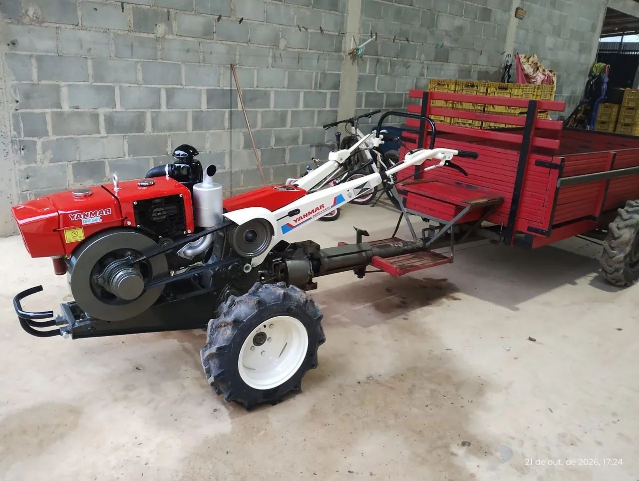 Micro trator yanmar tc11 - Foto 3