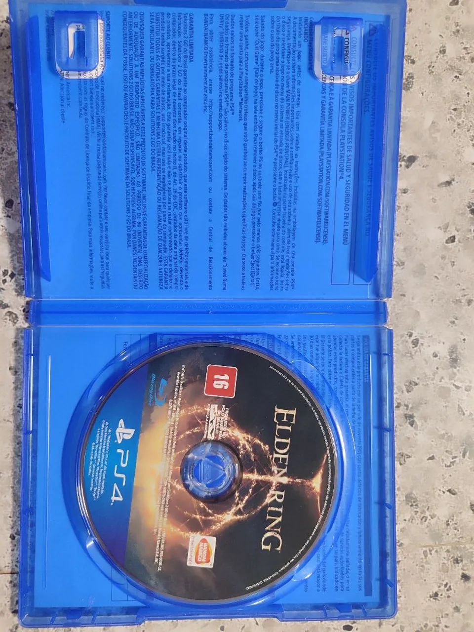 Mídia Física do PS4 USADA de Elden Ring ( Jogo Base ) - Foto 2