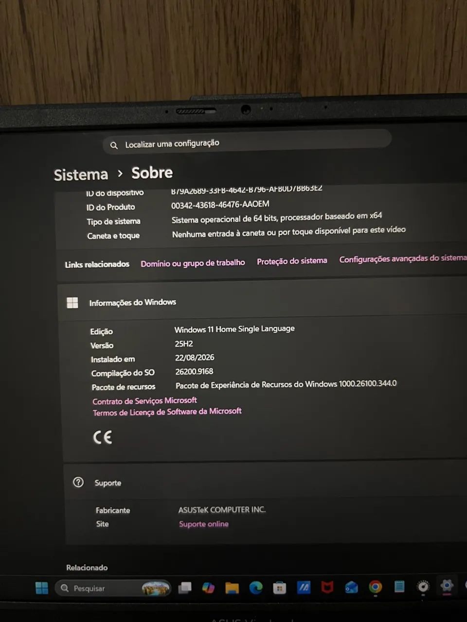Notebook ASUS VivoBook Go 15 ? praticamente novo - Foto 3