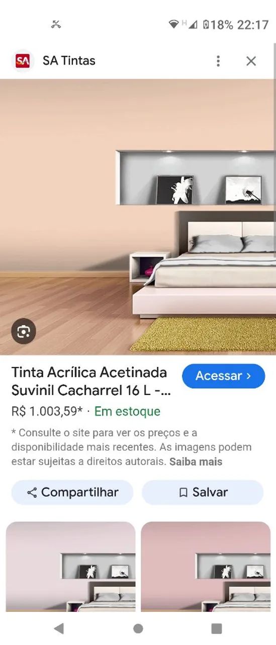 Tinta Suvinil Toque Seda Acetinado  - Foto 2