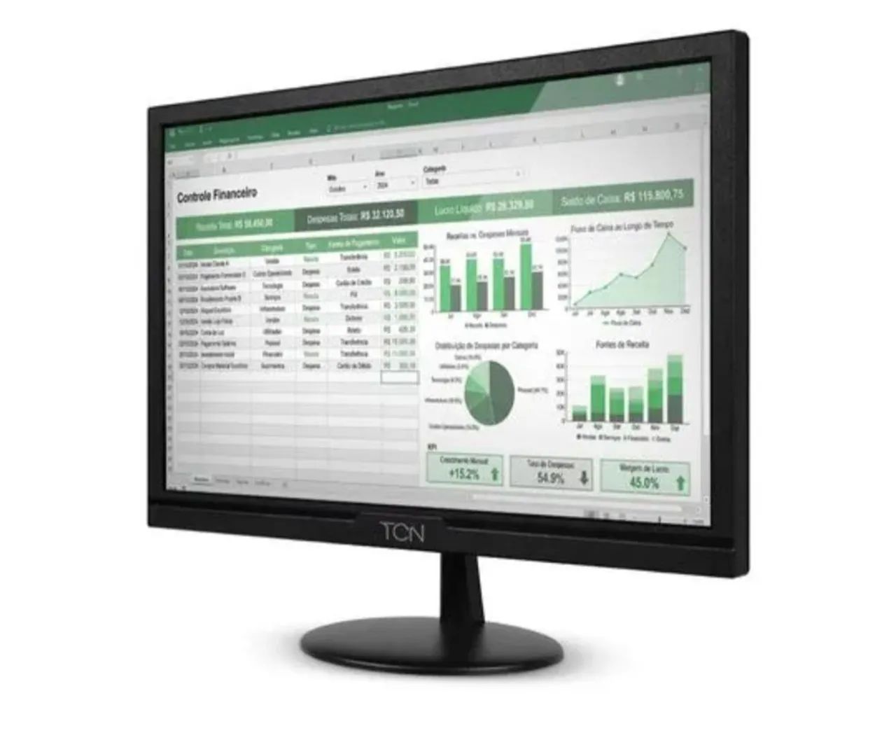 Monitor TCN Oneview 20" HD LED 60Hz - HDMI/VGA - Foto 2
