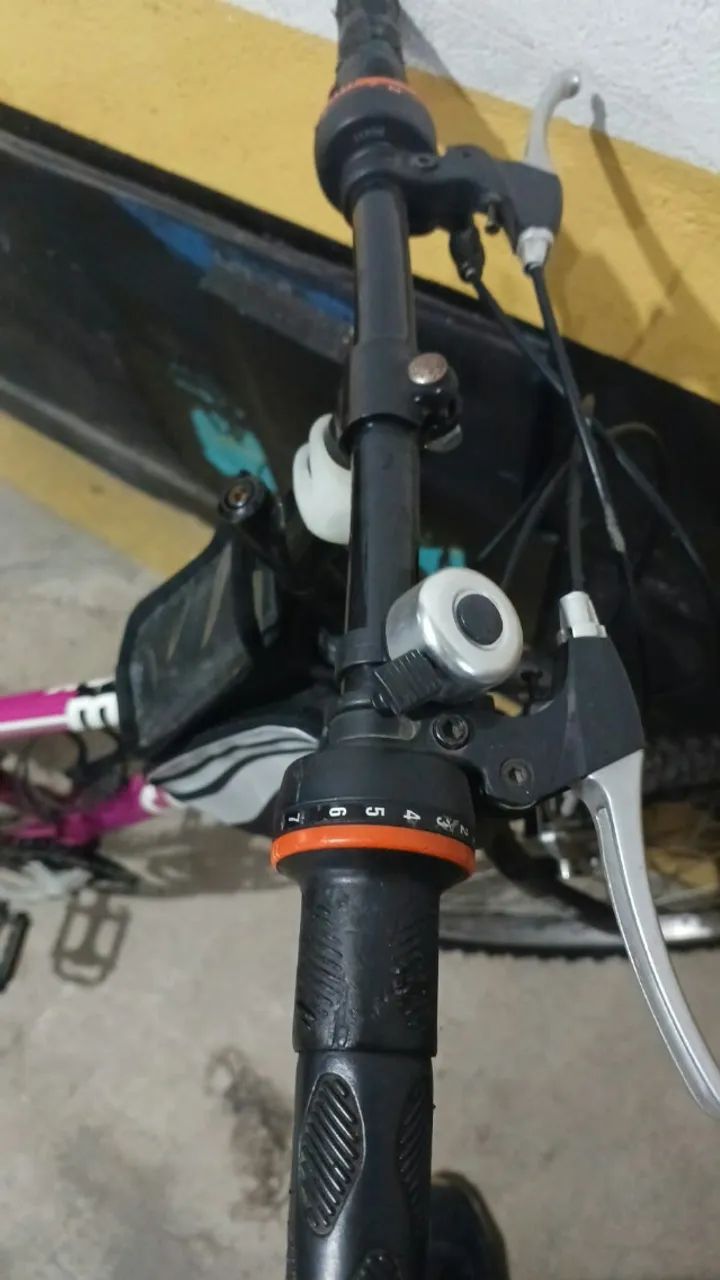 Bicicleta Caloi Max Aro 24 Rosa - Foto 3