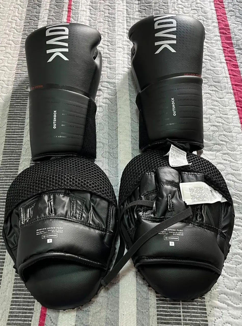 LUVAS DE BOX E APARADOR OUTSHOCK  - Foto 3
