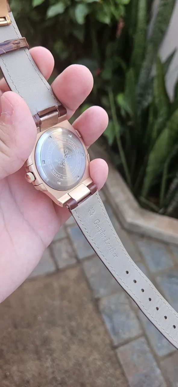 Relógio ligxe homenagem patek nautilus quartz - Foto 5