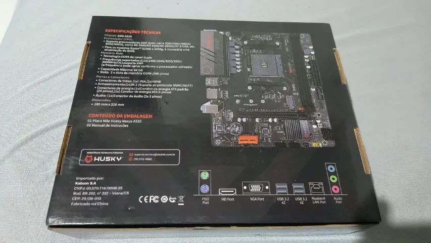 Placa mãe A520 Husky Nova Lacrada - Foto 2