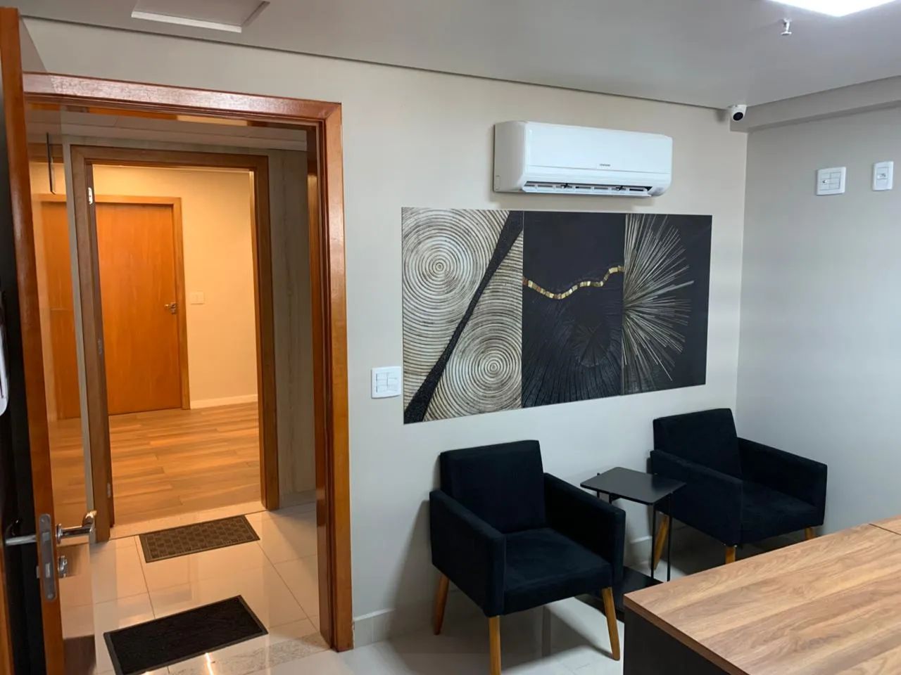 Sala comercial mobiliada, com varanda, para locação | Brookfield Tower | 40m² - Jardim Goi - Foto 5