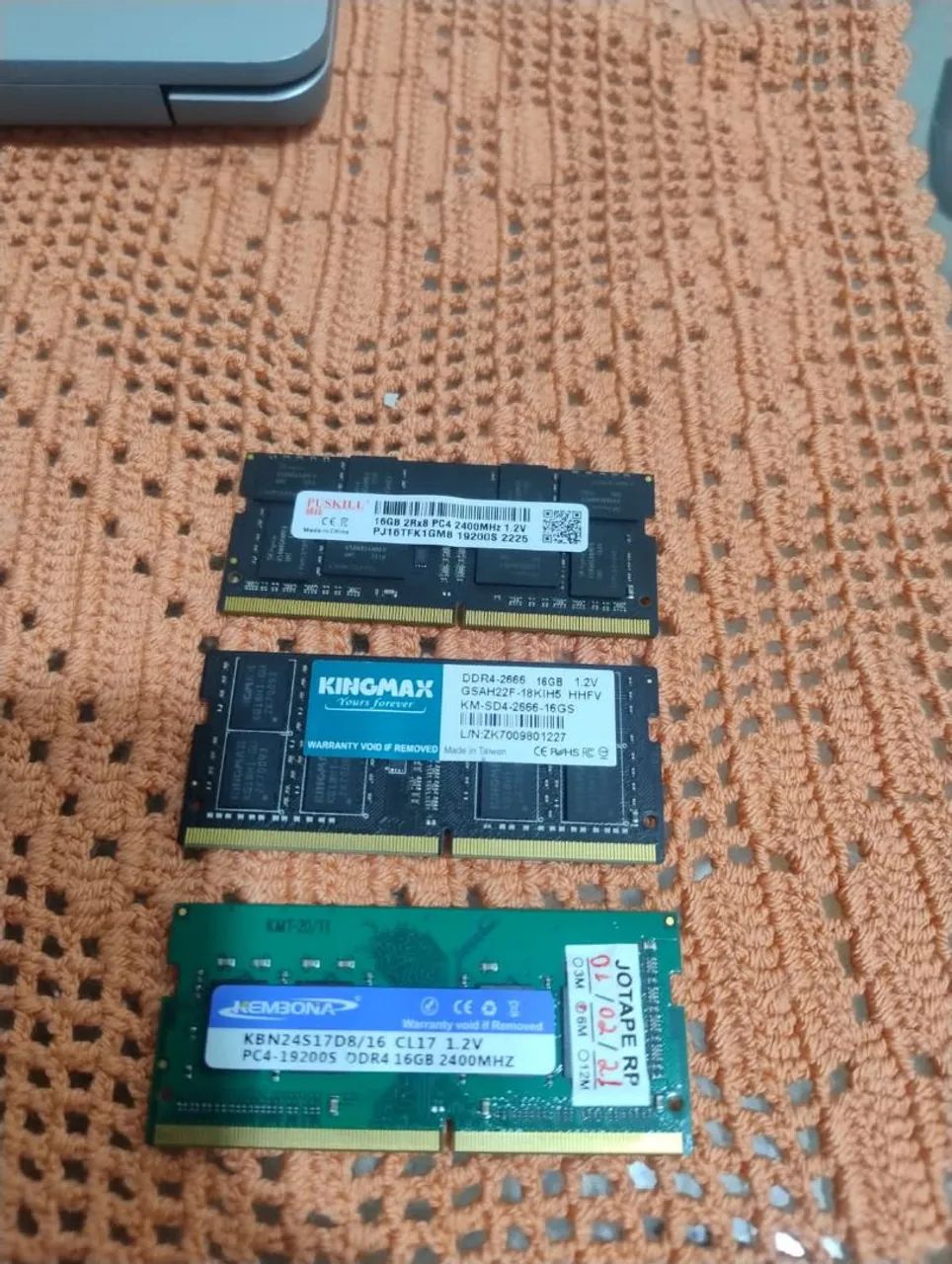 Memória DDR 4 de Not. 16Gb - Memória RAM - Ipiranga, Ribeirão