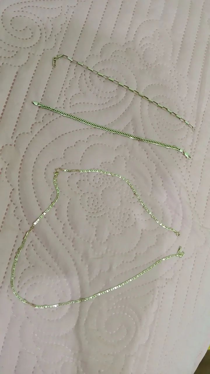 Vendo joias de prata