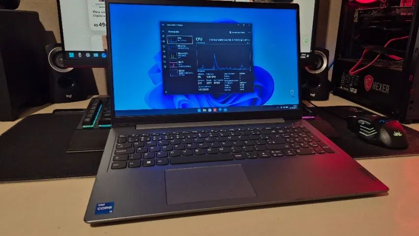 Notebook Lenovo i5 SSD RAM 8GB com garantia e brindes!