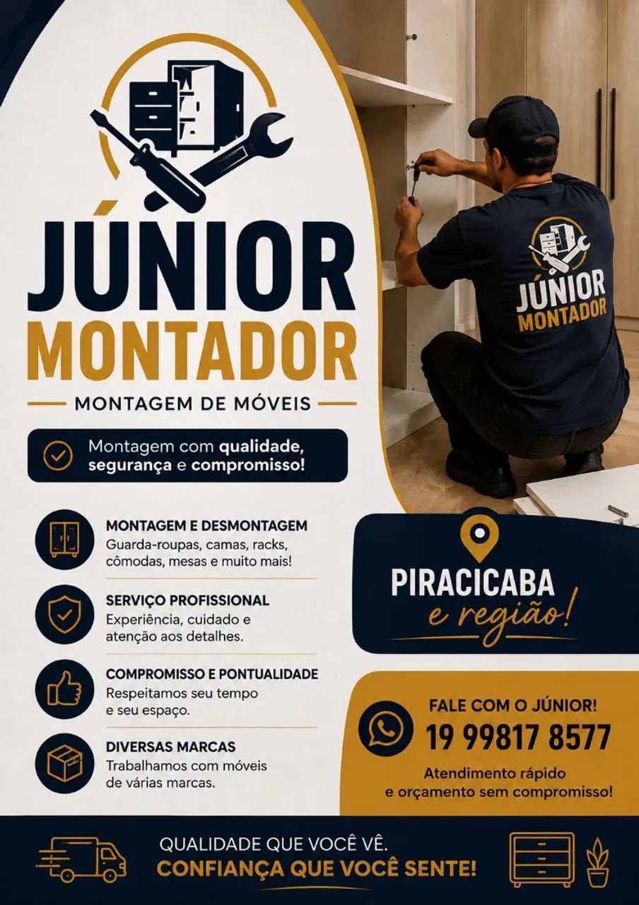 Montador de Móveis Piracicaba 