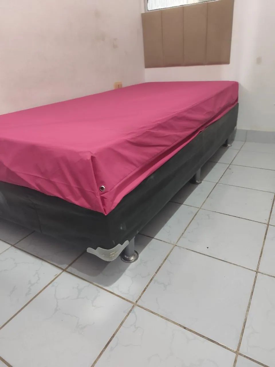 Cama box+colchão ortopédico+capa de colchão  - Foto 3