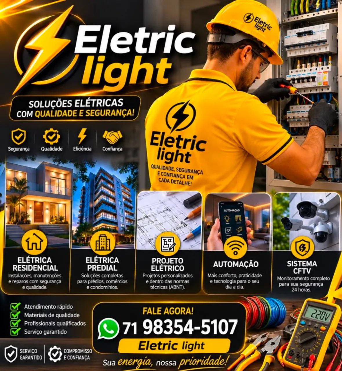 Eletricista Residência e empresa