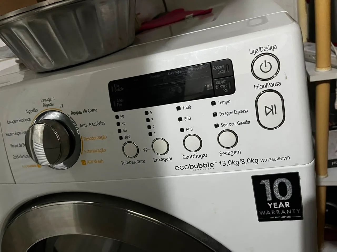 Lava e seca precisa arrumar o chicote
