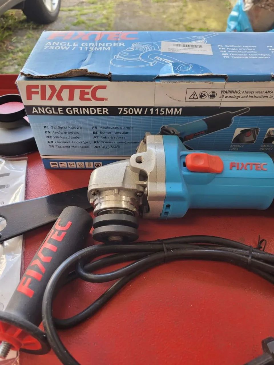  Esmerilhadeira Angular Fixtec 750W / 115mm
