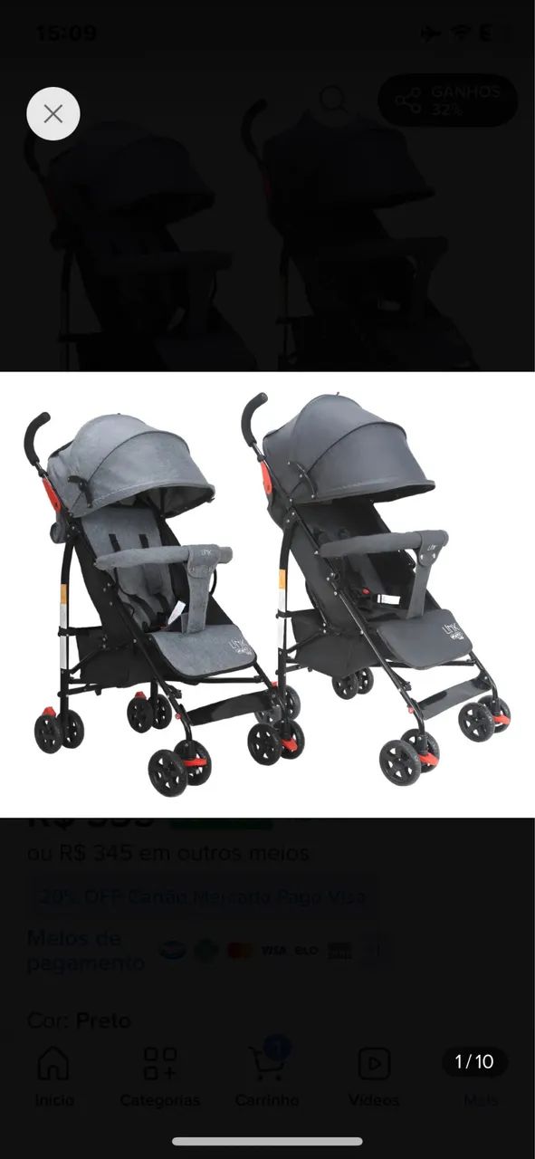 Carro de bebê 