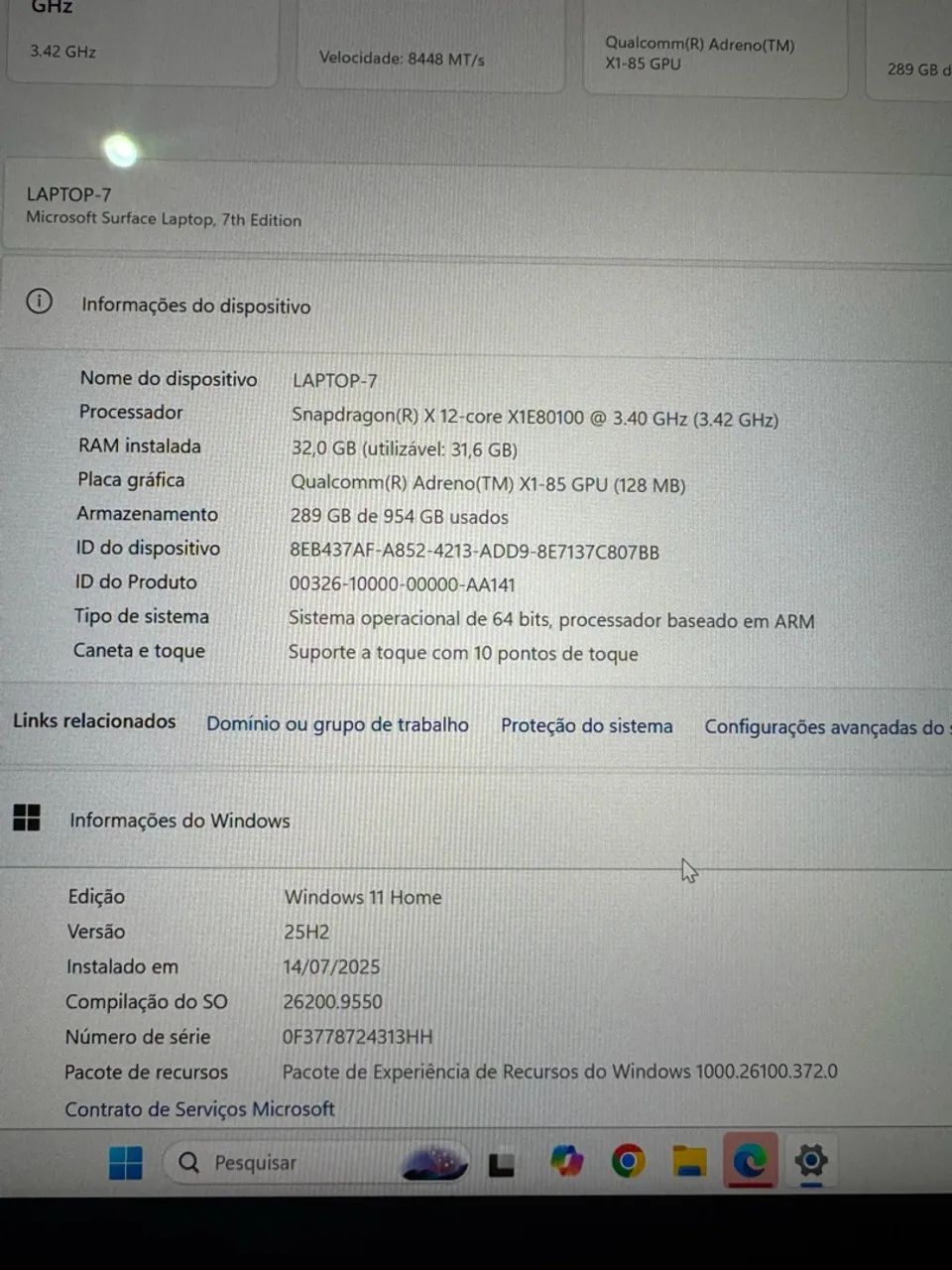 Surface Laptop 7 7thd 32G RAM DDR5 - Foto 4