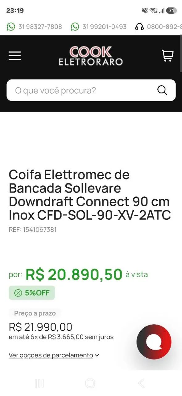 Coifa de bancada Elettromec  - Foto 2