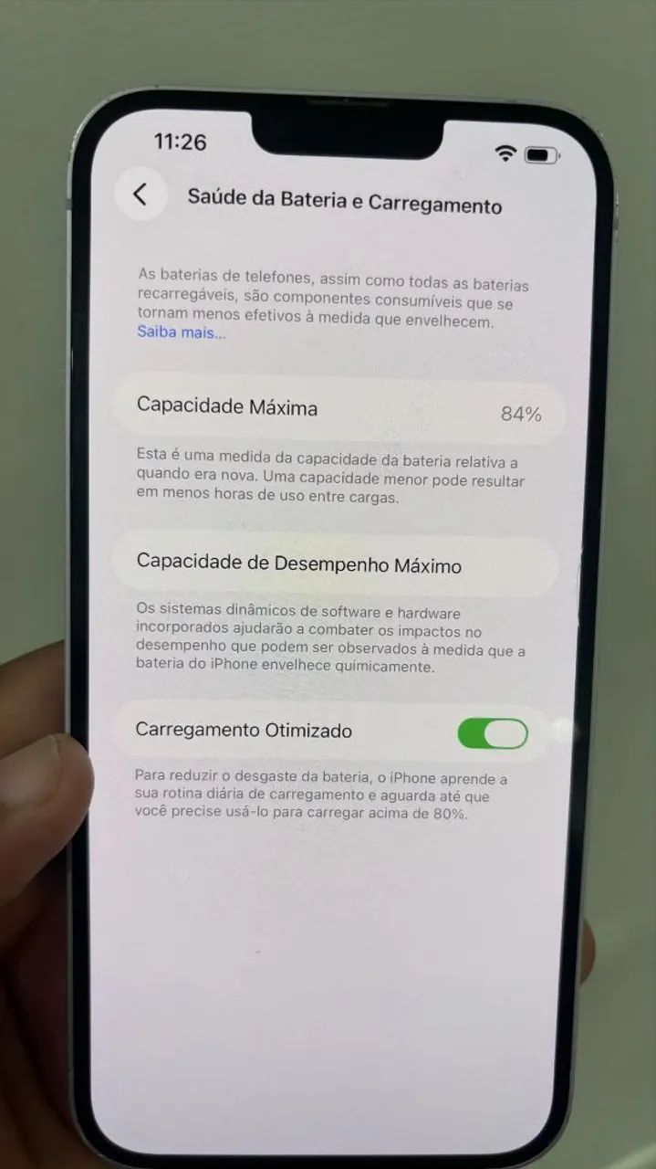 iPhone 14 plus 84% de bateria nunca aberto - Foto 4