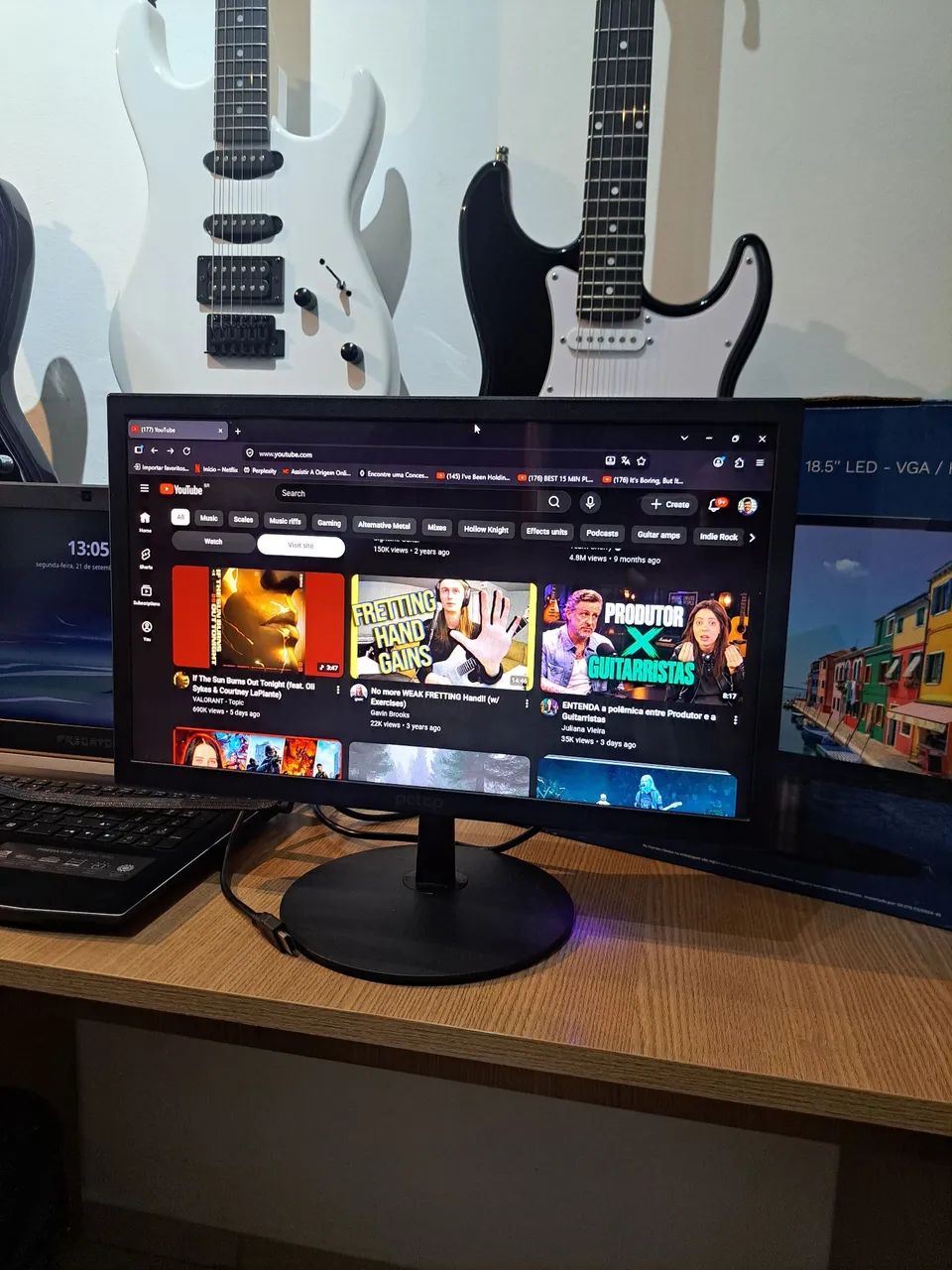 Monitor SLIM 18.5" LED - VGA/HDMI - PCTOP