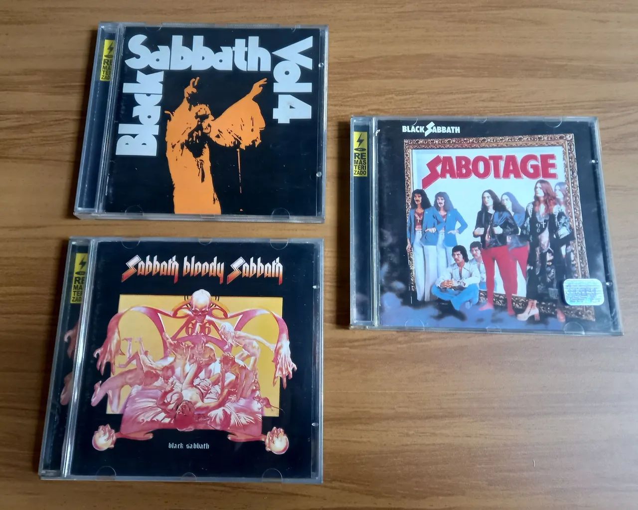 Lote 9 CDs Black Sabbath - Originais em excelente estado - CDs