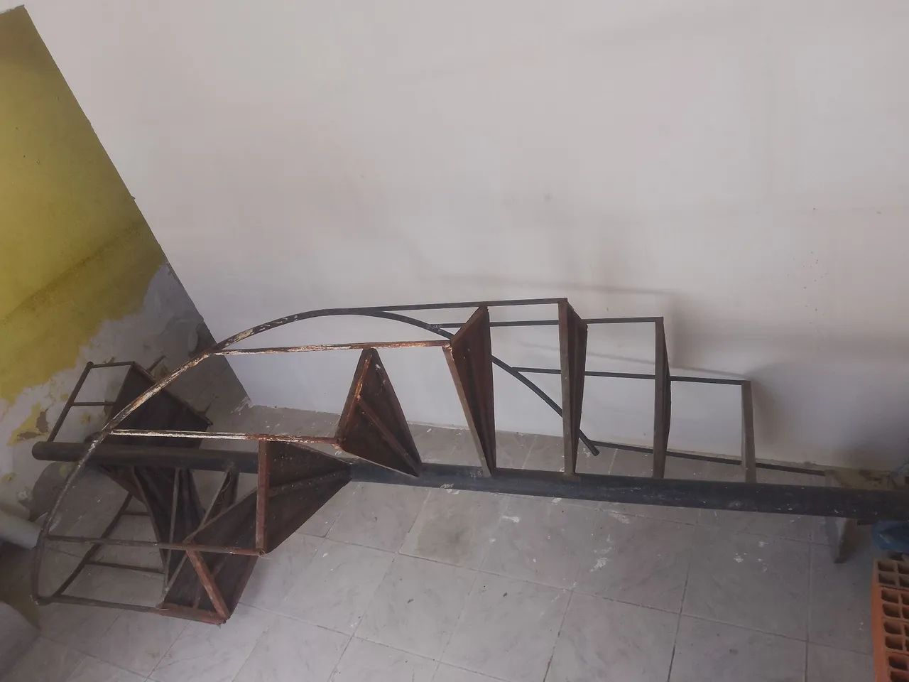 Escada Caracol Ferro 