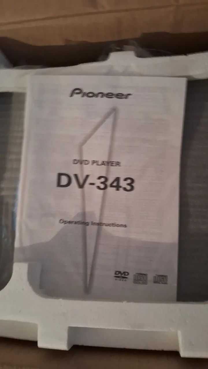 Dvd PIONEER nunca usado na caixa dv- 343 - Foto 2