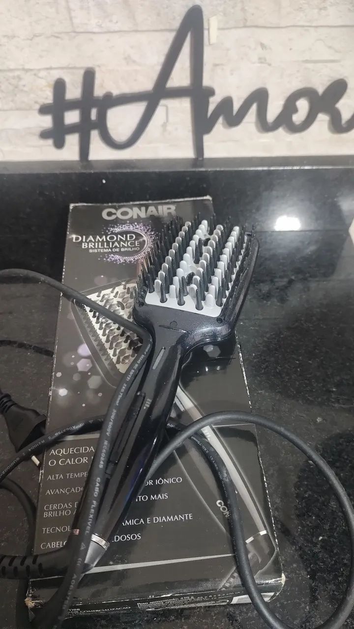 Escova Alisadora Polishop pouquíssimo uso 