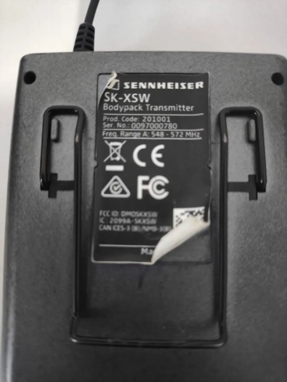 Microfone Sem Fio Sennheiser Xsw1-me3-a Headset - Foto 4