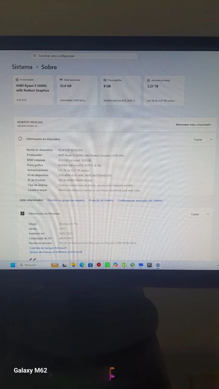 PC Gamer Ryzen 5 + RTX 3070 Ti + 32GB RAM - Foto 4