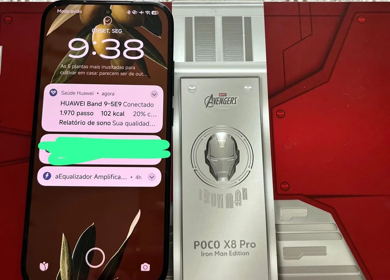 Poco x8 pro versão homem de ferro  - Foto 4