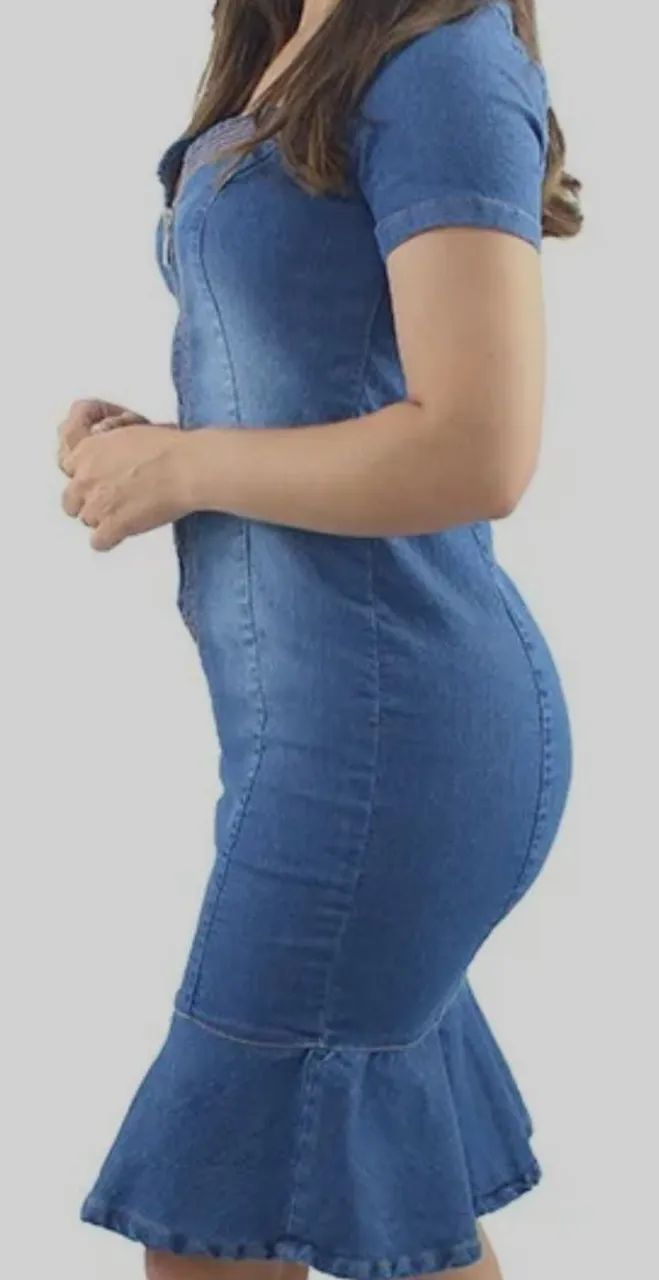 Vestido de jeans novo  - Foto 3