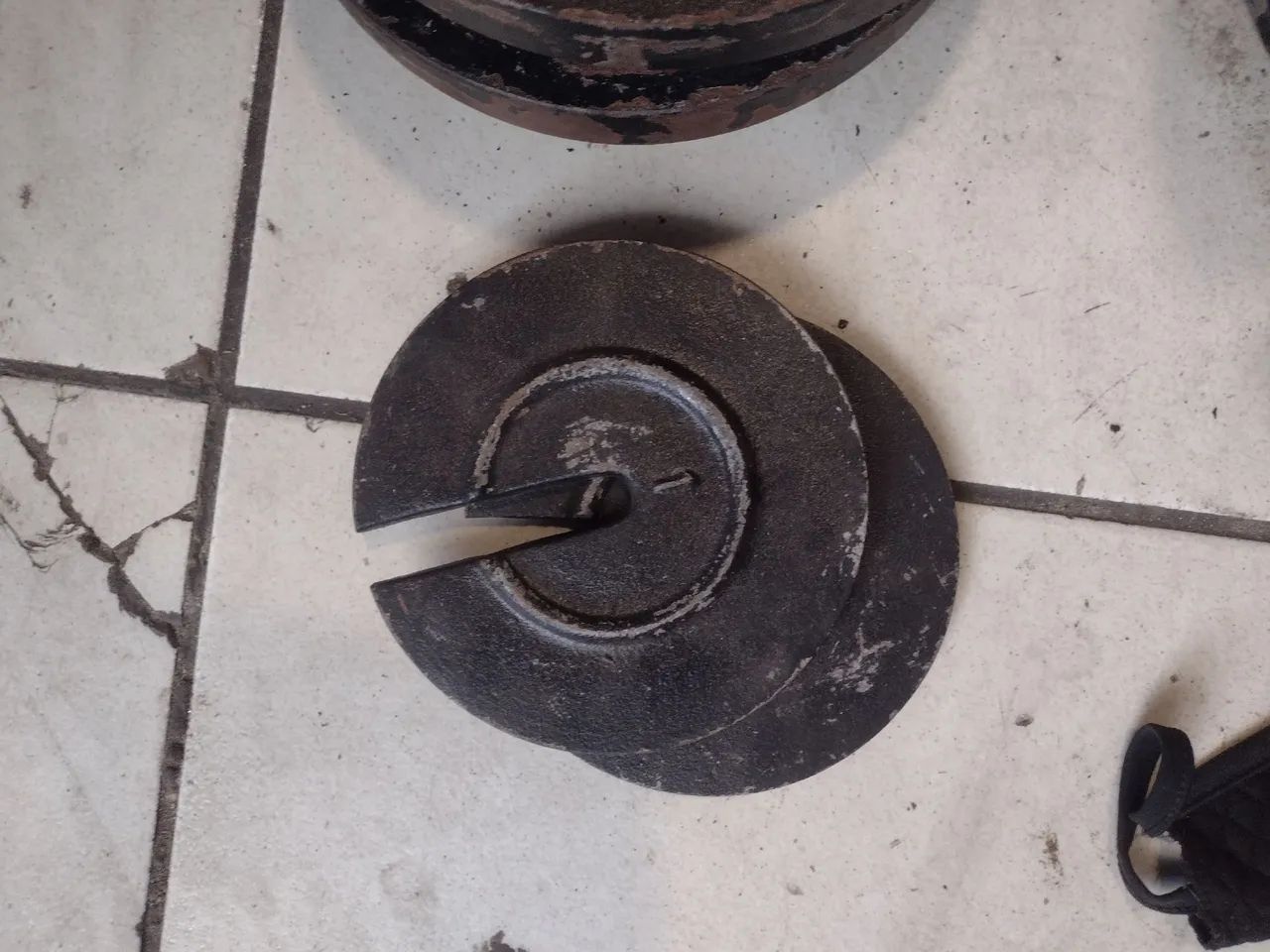 Anilhas de treino 10 o kilo - Foto 4