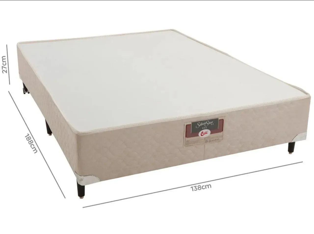 Box para Colchão Casal Castor 27cm