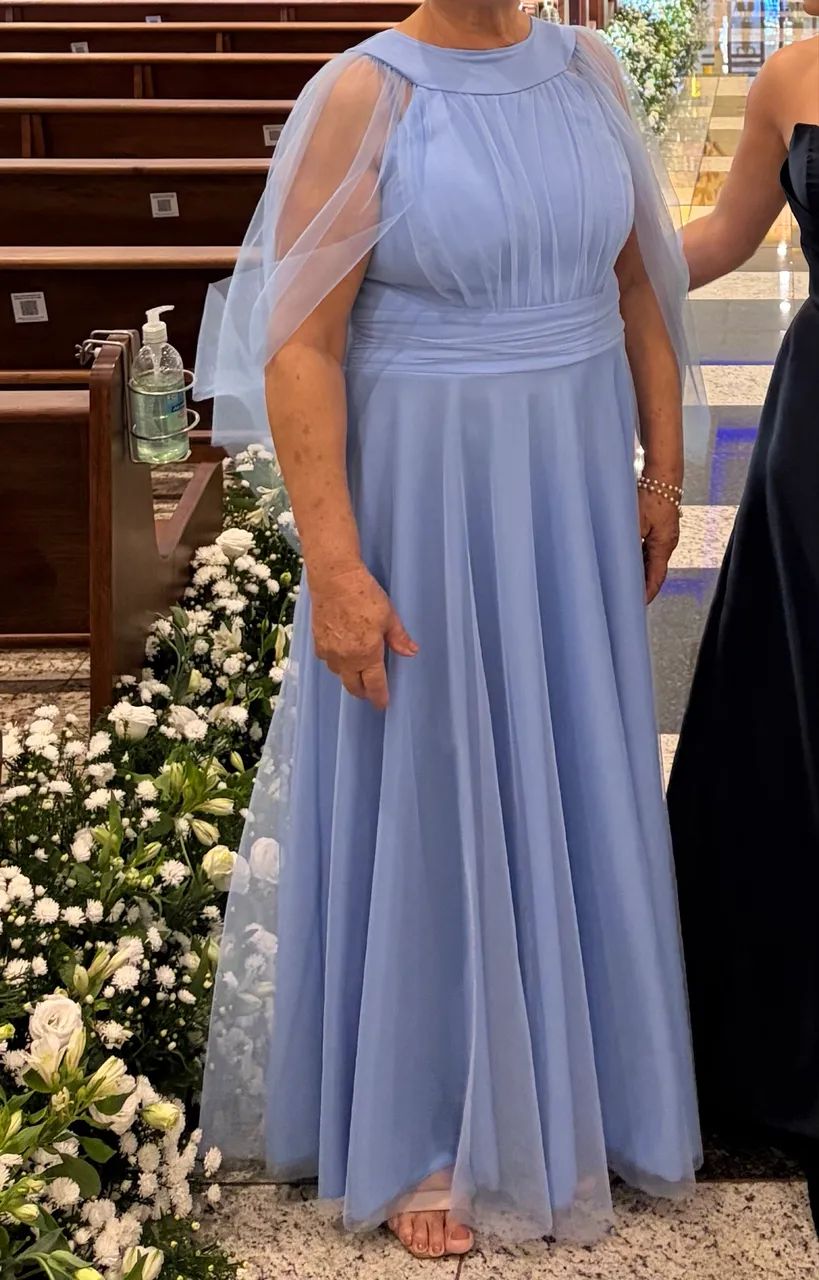 Vestido senhora azul serenity 
