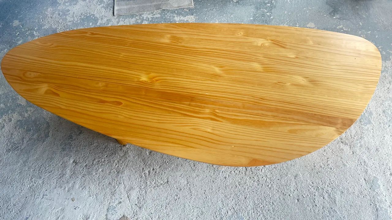 Mesa de centro Orgânica em Madeira de Pinus.  - Foto 2