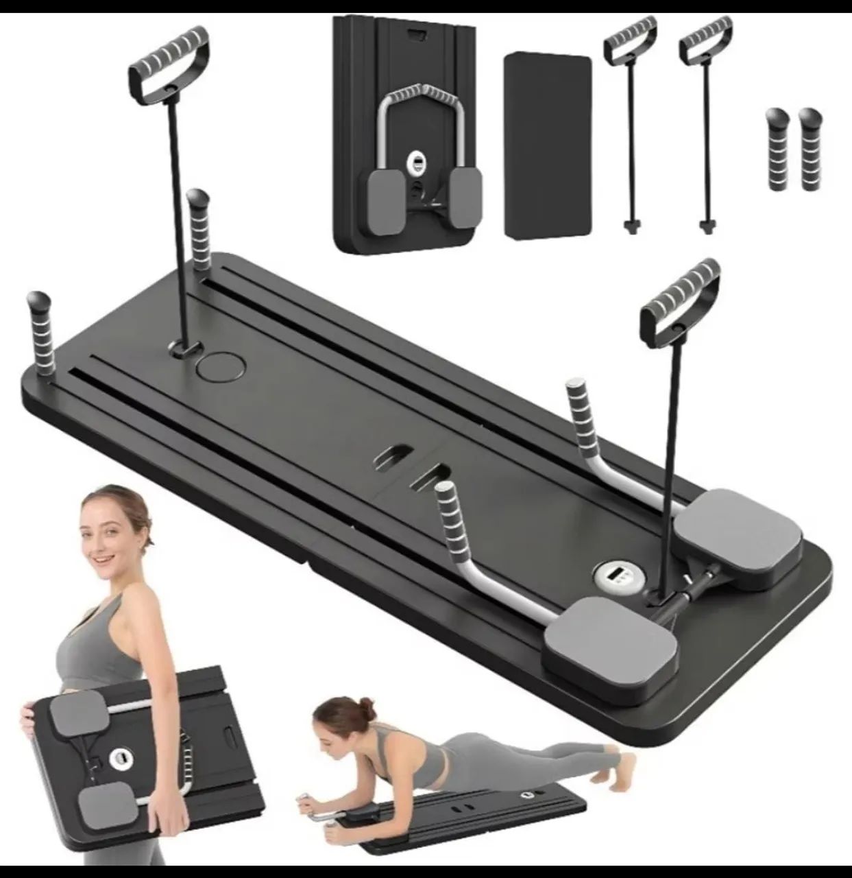 Prancha De Pilates E Abdominal Multifuncional 5 Em 1 (Semi-Nova)