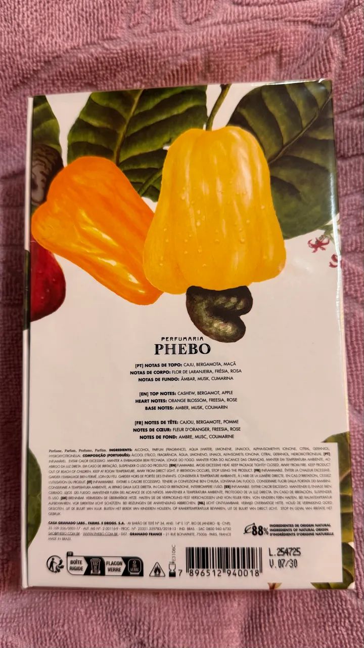 PERFUME PHEBO ISOLDA CAJUEIRO 100ml - Foto 2