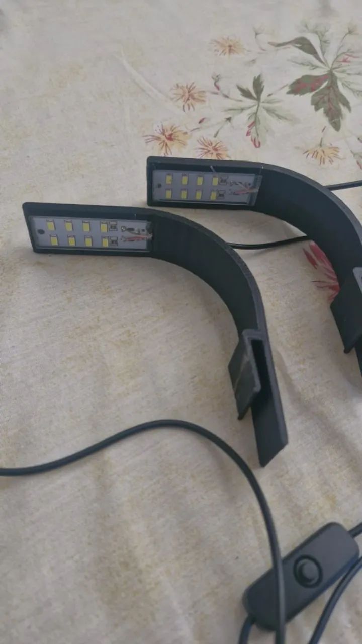 Lâmpada clipe USB par - Foto 2