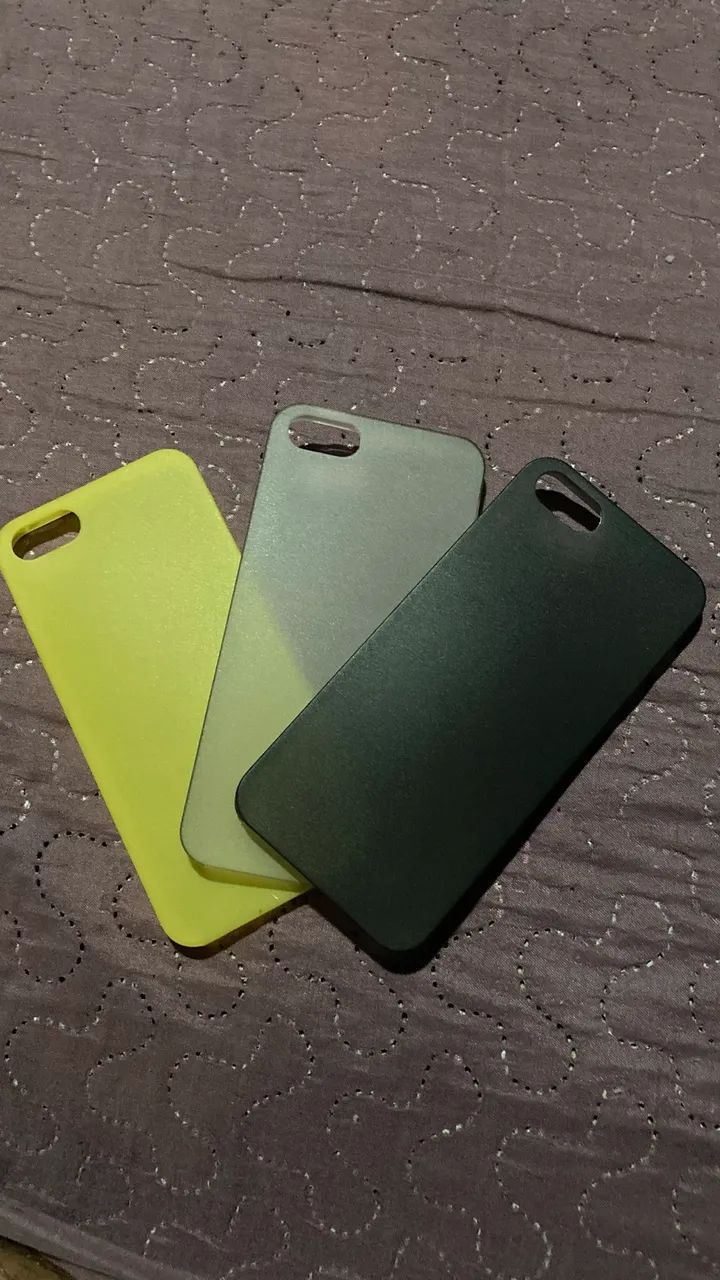 Kit 3x Case Ultra-thin compatível com IPhone 5 / 5S / SE 1ª Geração | Novos - Foto 4